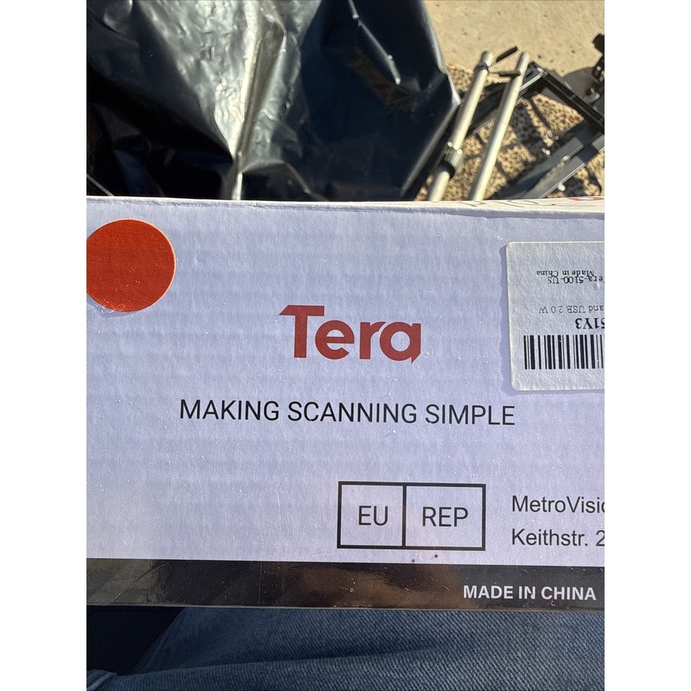 Tera Wireless 1D Laser Barcode Scanner 5100 Fast Accurate Scanning 2.4G USB Wire